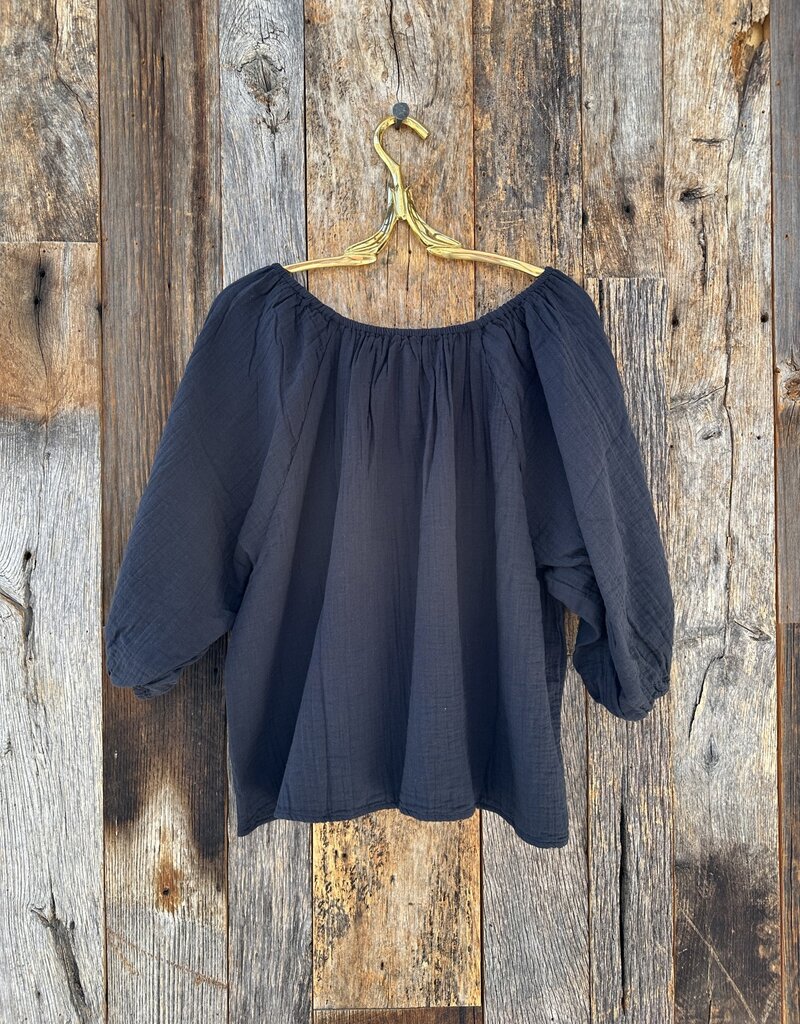 DYLAN Dylan Puff Sleeve Top Soft Black