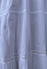 DYLAN Dylan Embroidered Dress White