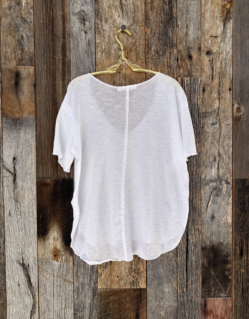 Project Social T Project Social T Scoop Neck Tee White