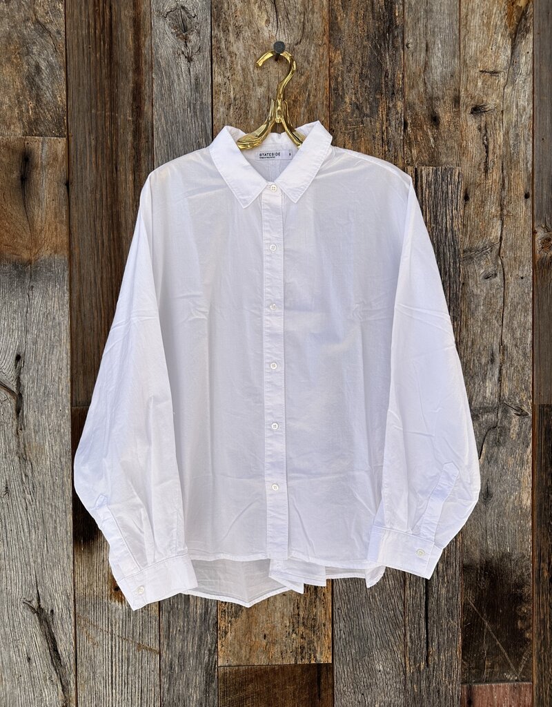Stateside Stateside Voile Dolman Shirt White