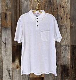 True Grit True Grit Heritage Slub SS Polo White E5M35SC