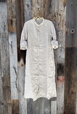 CP Shades CP Shades Maxi Linen Dress 4617-4 Sand
