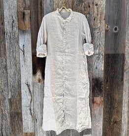 CP Shades CP Shades Maxi Linen Dress 4617-4 Sand