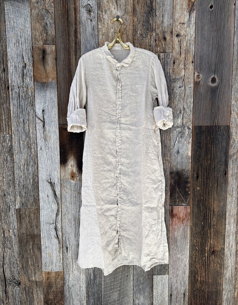 CP Shades CP Shades Maxi Linen Dress 4617-4 Sand