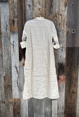CP Shades CP Shades Maxi Linen Dress 4617-4 Sand