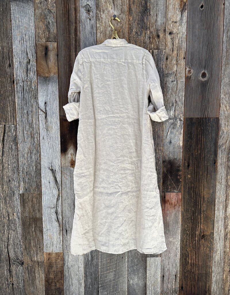 CP Shades CP Shades Maxi Linen Dress 4617-4 Sand