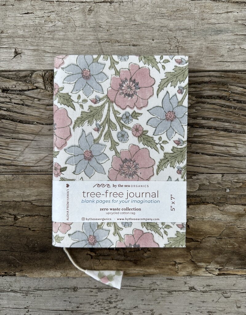 By The Sea Organics By The Sea Organics Tree Free Journal 5"x7" Pale Floral