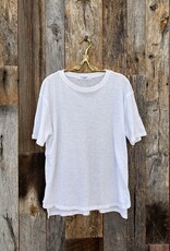 Project Social T Project Social T Sheer Side Slit Tee White