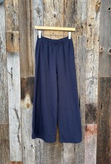 Project Social T Project Social T Textured Wide Leg Pant Navy