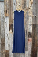 Project Social T Project Social T Twist Back Washed Tank Dress Navy