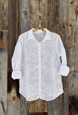 CP Shades CP Shades Romy Embroidered Linen Shirt White 1012-529