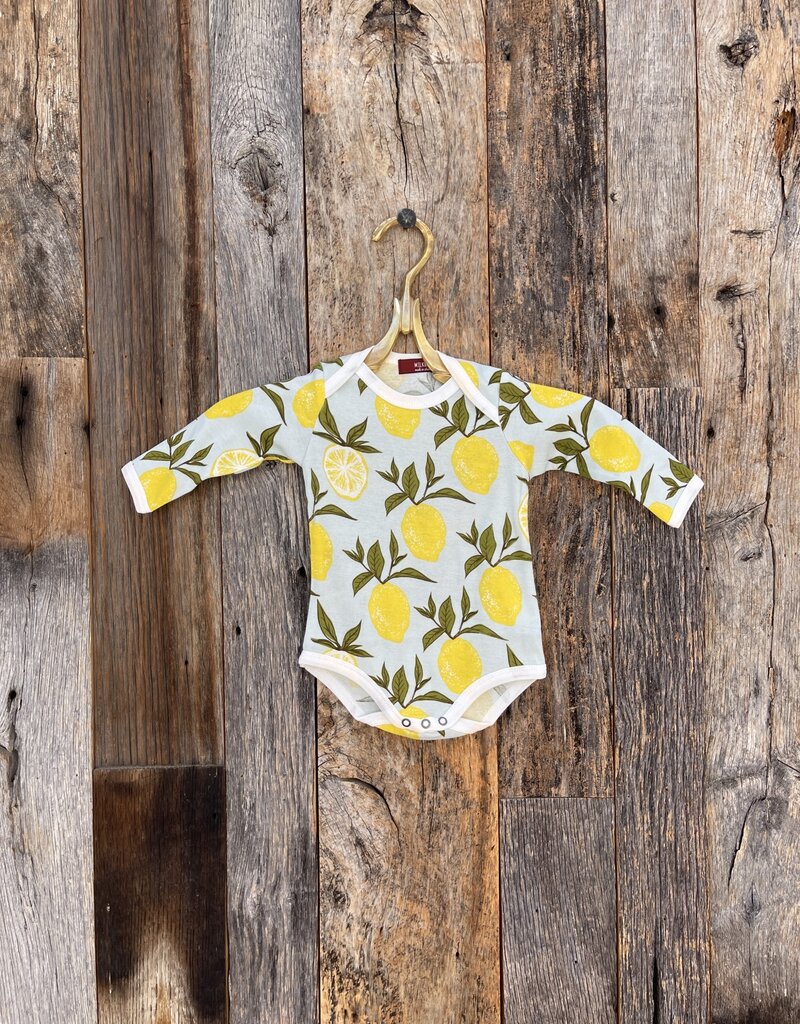 Milkbarn Milkbarn L/S One Piece Lemon 33089