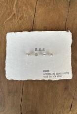 8.6.4 8.6.4 Set of 4 Brass Earrings EA-FTS-06