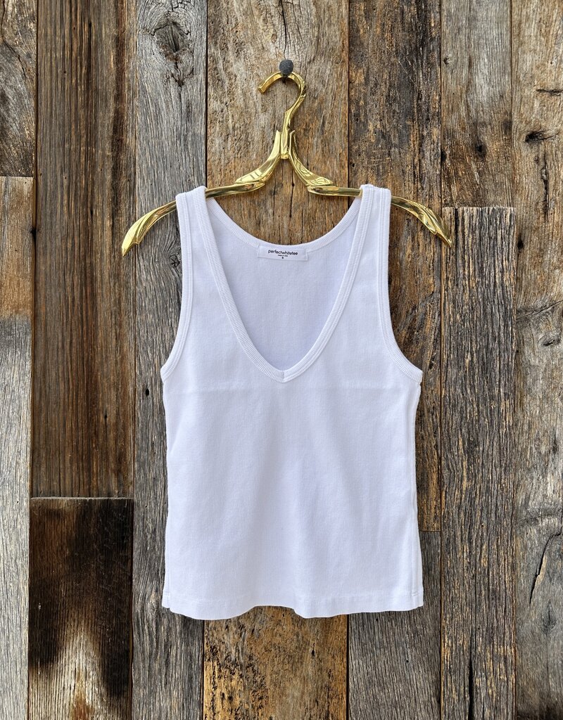 perfect white tee tank