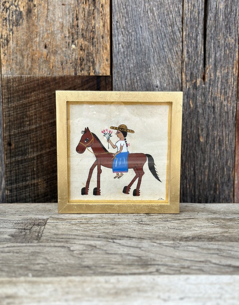 River Song Jewelry River Song Woman on Horse Painting