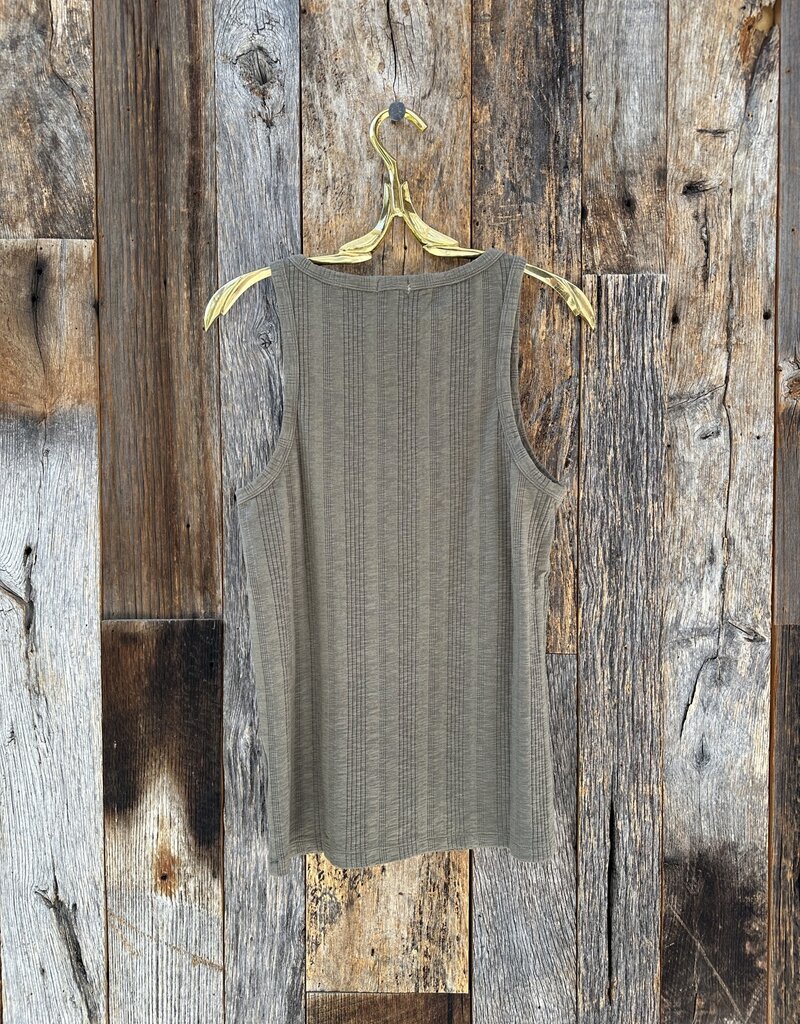 Dylan Dylan Riley Scoop Tank Olive