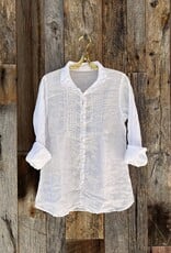 CP Shades CP Shades Julie Handkerchief Linen Shirt 171-3 White