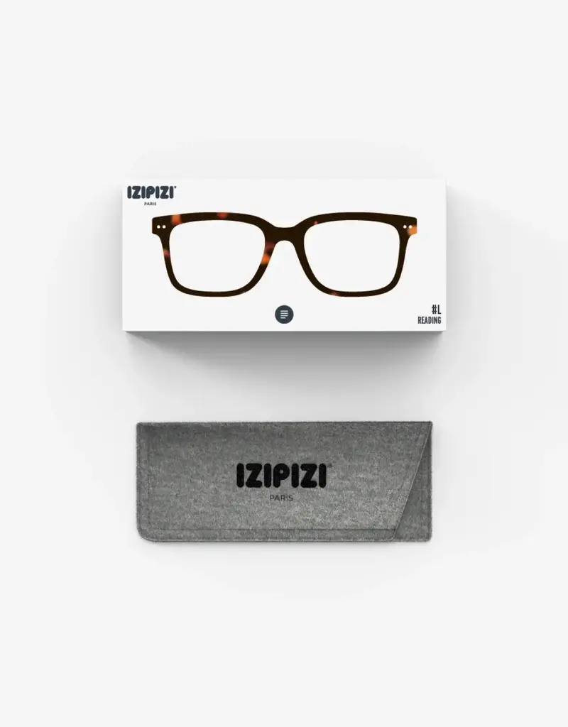 Izipizi Izipizi Reading Glasses- L- Tortoise LMSLC02