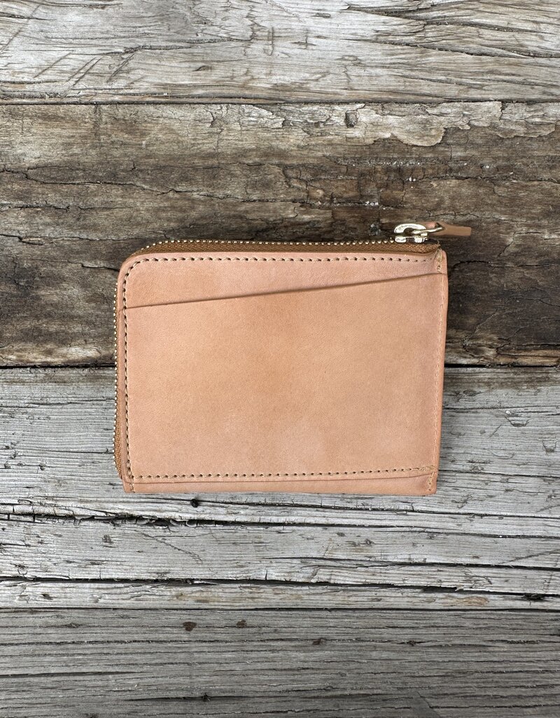 8.6.4 8.6.4 Wallet Zip Short Leather Natural