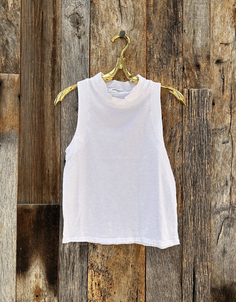 Perfect White Tee Slub Jersey Tank White