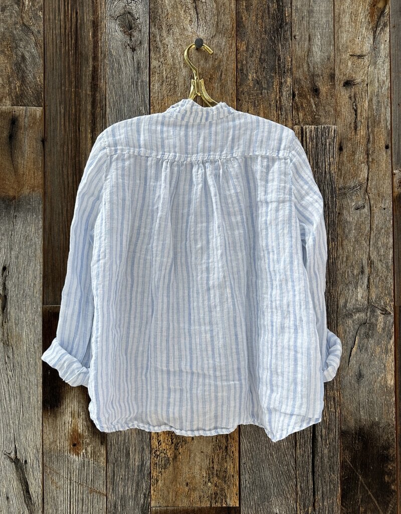 CP Shades CP Shades Claudine Linen Shirt 323-D2 Blue Stripe