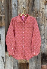 ...and for Good ...And For Good LS Good Boyfriend Bee Print Shirt Petal Pink S/M