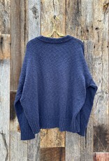 Stateside Stateside Cotton Linen Pullover Sweater Navy