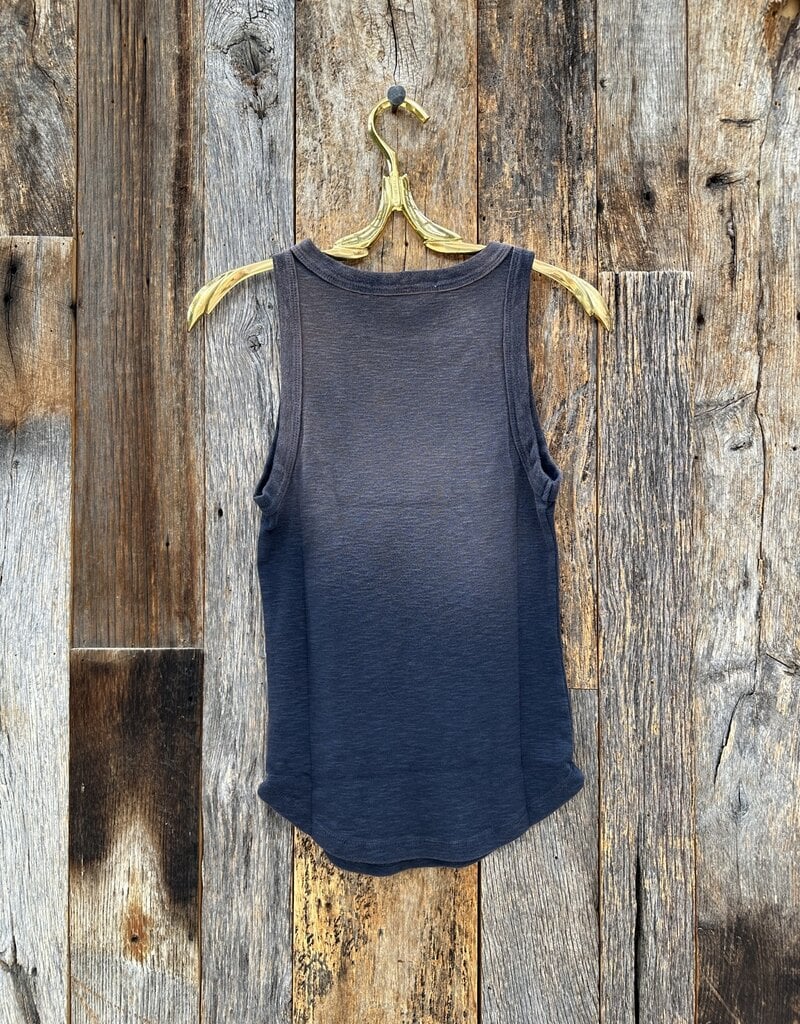 Project Social T Project Social T Topaz Sun Faded Rib Tank Navy