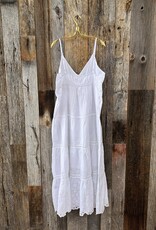 Dylan Dylan Embroidered Dress White