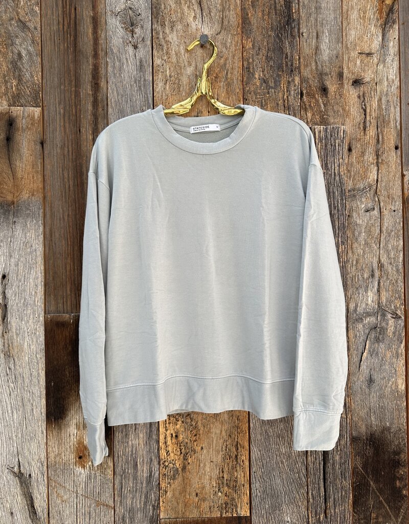 Stateside Stateside Softest Fleece Crew Neck Pullover Foam