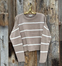 Z Supply Z Supply Sienna Stripe Sweater Latte