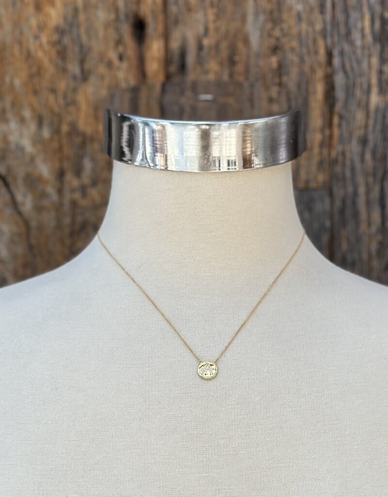 Chan Luu Chan Luu Diamond 'A' Necklace NGF-15222 GP