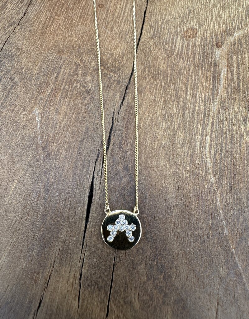 Chan Luu Chan Luu Diamond 'A' Necklace NGF-15222 GP
