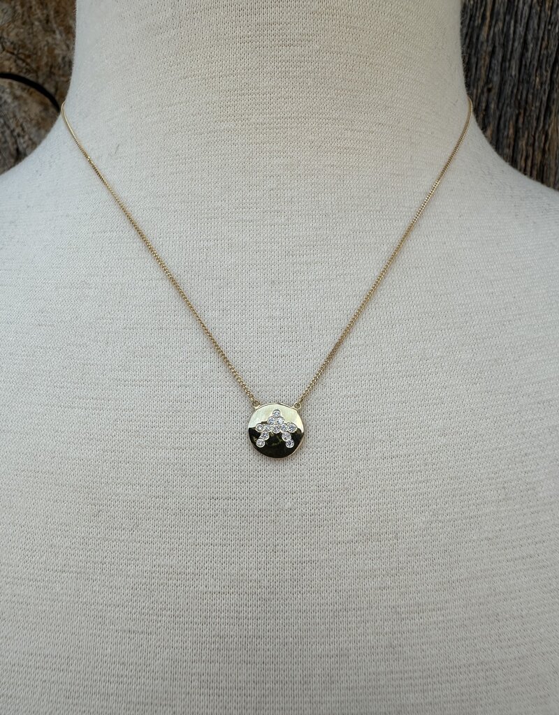 Chan Luu Chan Luu Diamond 'A' Necklace NGF-15222 GP