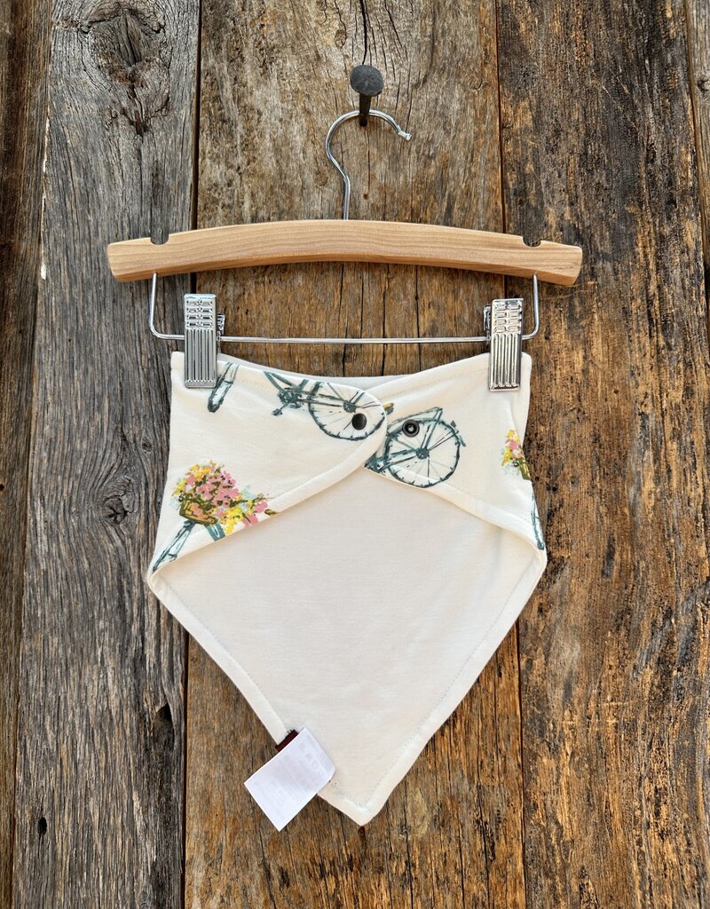 Milkbarn Milkbarn Kerchief Bib Floral Bicycle