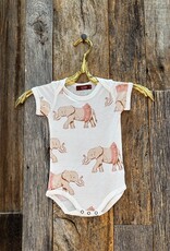 Milkbarn Milkbarn S/S Bamboo One Piece 31271 Tutu Elephant
