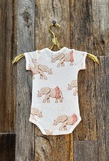 Milkbarn Milkbarn S/S Bamboo One Piece 31271 Tutu Elephant