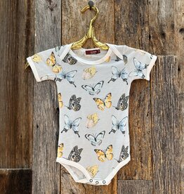 Milkbarn Milkbarn S/S Bamboo One Piece Butterfly 31117