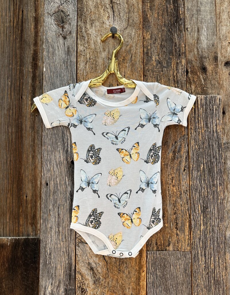 Milkbarn Milkbarn S/S Bamboo One Piece Butterfly 31117