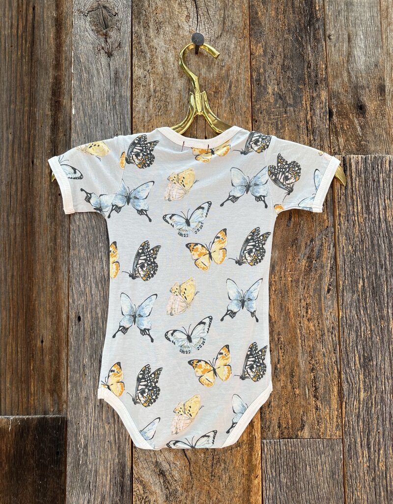 Milkbarn Milkbarn S/S Bamboo One Piece Butterfly 31117