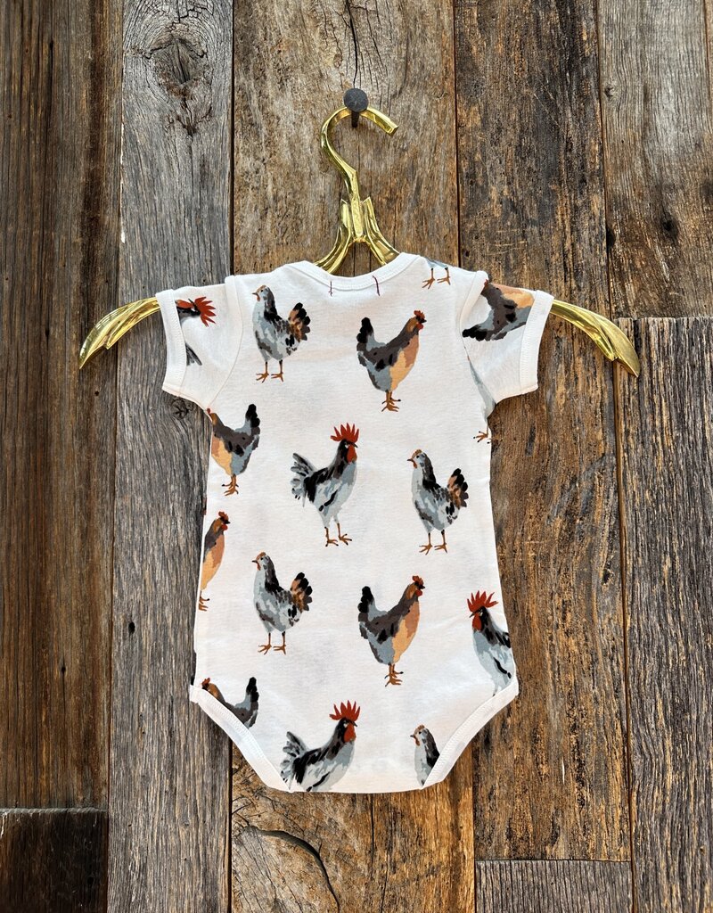 Milkbarn Milkbarn S/S Organic One Piece Chicken 31099