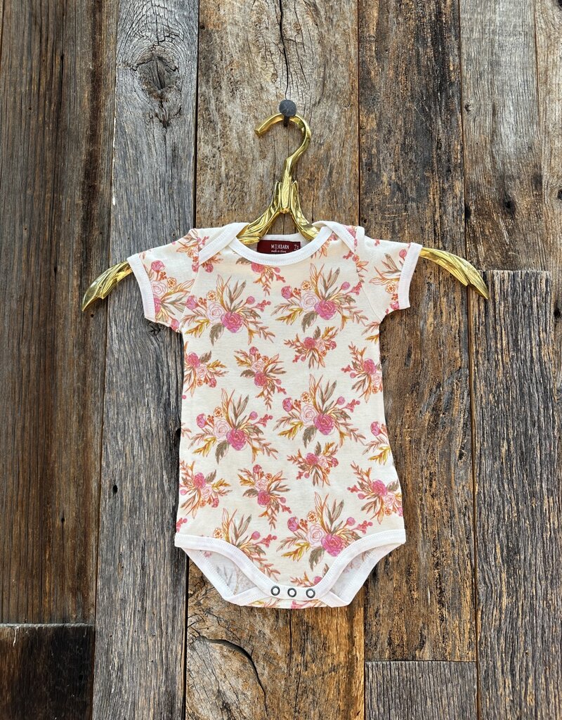 Milkbarn Milkbarn S/S Organic One Piece Vintage Floral 31128