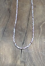 Radiant Malas Tiny Intention Necklace Rhodochrosite 16"