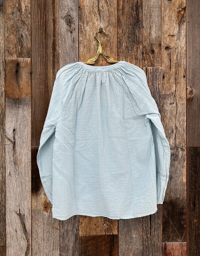 Dylan Dylan Eva Blouse Powder Blue