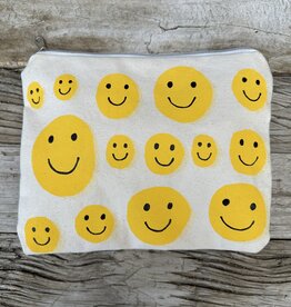 Sarah Kinn Sarah Kinn Smiley Face Pouch 10.5x8.5