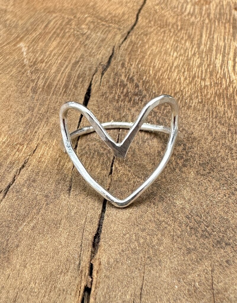 Elizabeth Nicole Elizabeth Nicole S/S Heart Ring R02