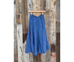 CP Shades Fanny Linen Skirt 5173-4438 Indigo - Island Farm 