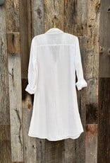 CP Shades CP Shades Tamsin Cotton Shirt Dress 4931-4269 White