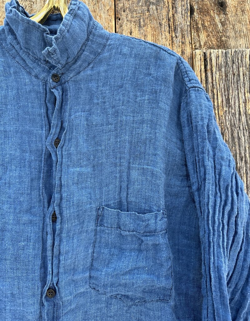 CP Shades CP Shades Joss Lightweight Linen Shirt 1225-4438 Indigo