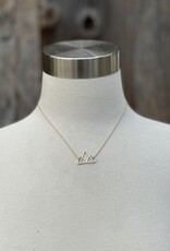 Sabina 3 Peaks Mountain Necklace GF